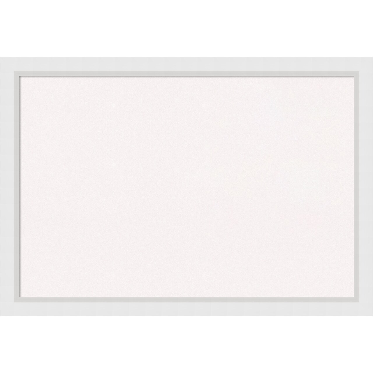 Cork Board, Blanco White Wood Frame - Bulletin Board, Organization Board, Pin Board